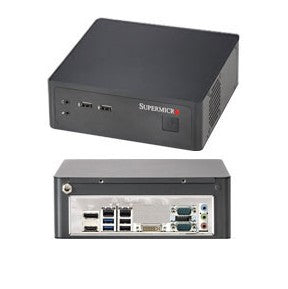 SYS-1018L-MP - Supermicro SUPER SERVER-INTEL, EMBEDDED CSE-101I + X10SLV WITH 80W POWER ADAPTER, BLACK