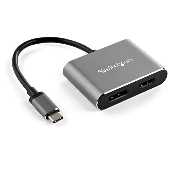 2-IN-1 USB-C MULTIPORT VIDEO ADAPTER TO 4K 60HZ DISPLAYPORT 1.2 OR HDMI 2.0 - US