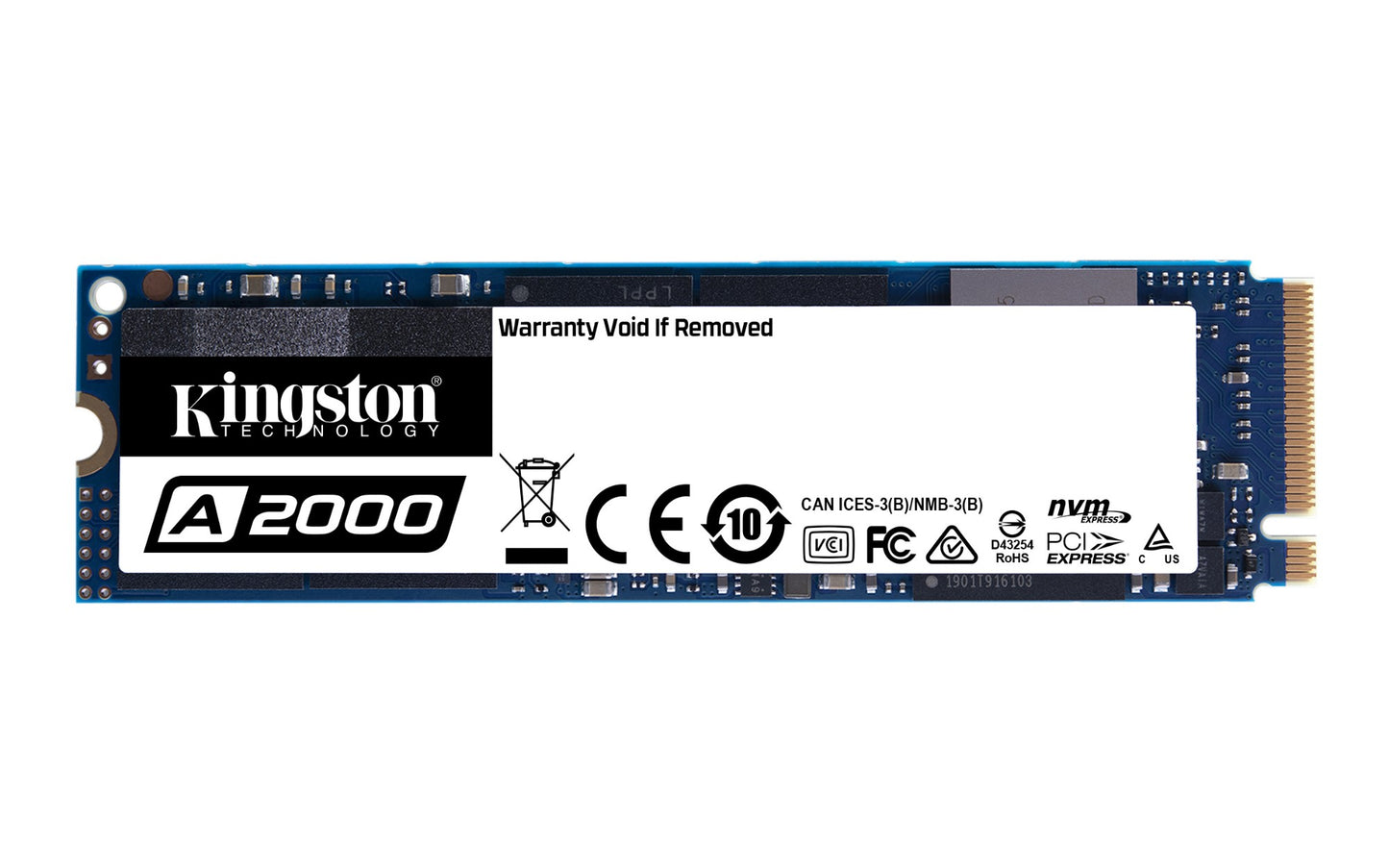 Kingston Technology A2000 M.2 250 GB PCI Express 3.0 3D NAND NVMe