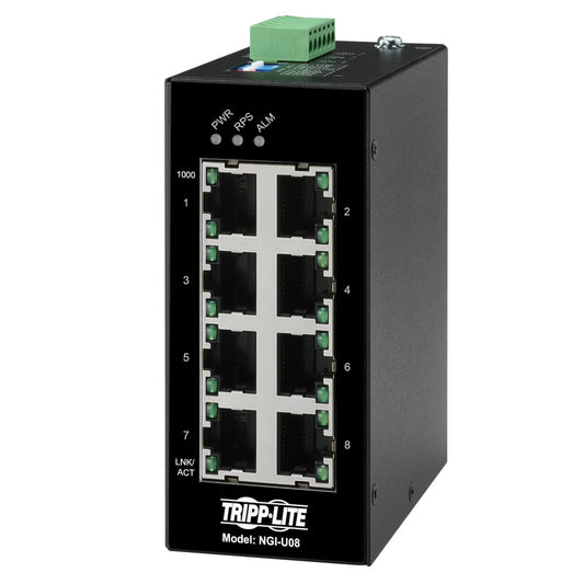 Tripp Lite NGI-U08 network switch Unmanaged Gigabit Ethernet (10/100/1000) Black