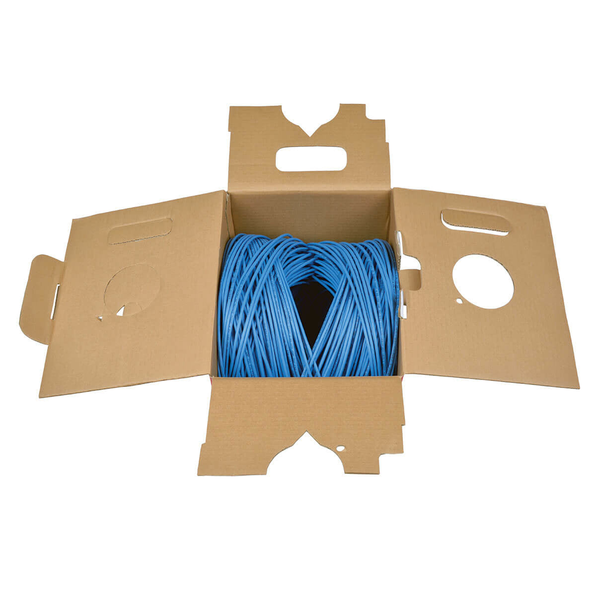 Tripp Lite N024-01K-BL networking cable Blue 12000" (304.8 m) Cat5e U/UTP (UTP)