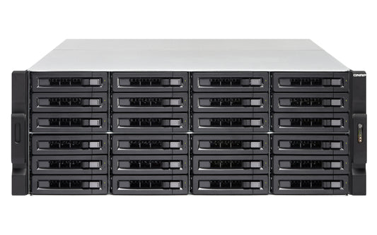 QNAP TS-2483XU-RP NAS Rack (4U) Ethernet LAN Black E-2136