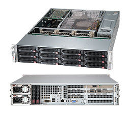CHASSIS, BLACK 2U SC826BA WIO CHASSIS W/ REDUNDANT 920W, BLACK