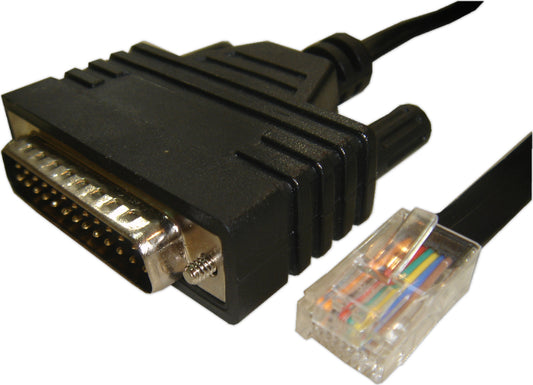 Cisco CAB-CONAUX serial cable Black 157.5" (4 m) DB25 RJ-45