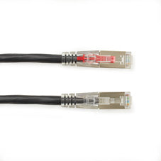 C6APC80S-BK-03 - Black Box CAT6A 650-MHZ LOCKING SNAGLESS STRANDED ETHERNET PATCH CABLE - SHIELDED (S/FTP),