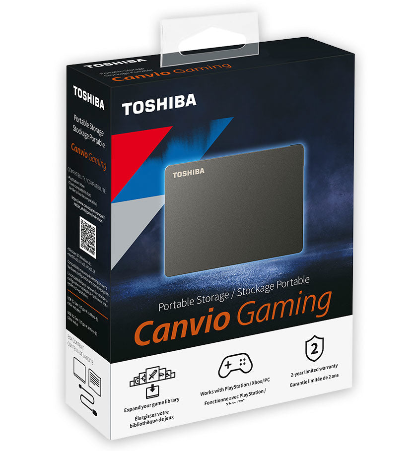 Toshiba Canvio Gaming external hard drive 1000 GB Silver