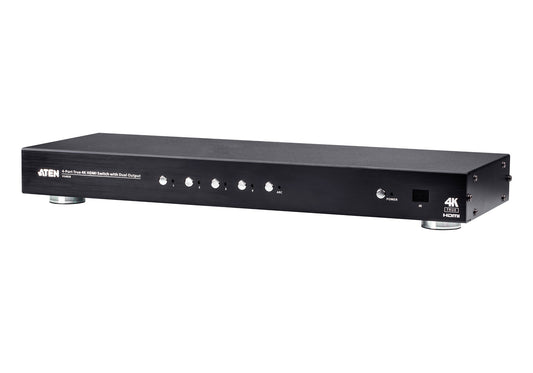 VS482B - ATEN 4-PORT TRUE 4K HDMI SWITCH WITH DUAL OUTPUT