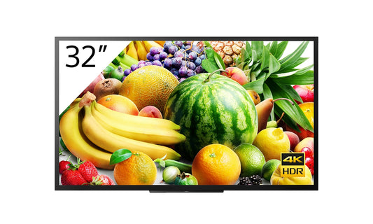 Sony FW-32BZ30J signage display Digital signage flat panel 32" VA Wi-Fi 300 cd/mÂ² 4K Ultra HD Black Android 10 24/7