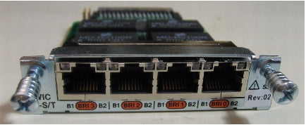 Cisco 4-Port ISDN BRI S/T High-Speed WAN Interface Card Internal