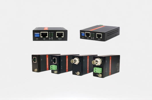 EUP-2808R-4T-PKG - Intercoax 1-Port T Power over UTP Ethernet Extender Kit