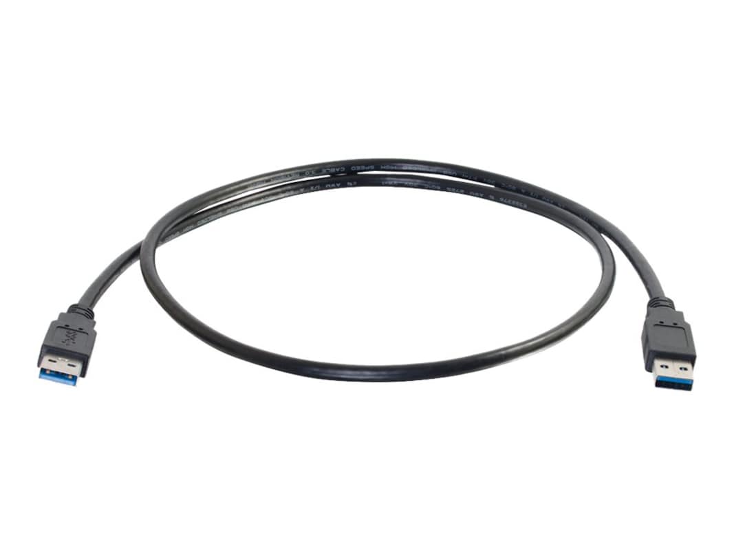 54171 - C2G M/M Black 6.6 Feet USB 3.0 A to A Cable