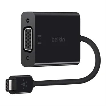 F2CU037BTBLK - Belkin USB C TO VGA ADAPT BLK