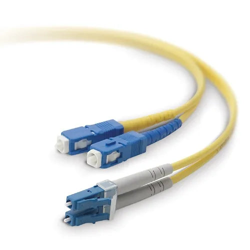 F2F802L7-03M - Belkin BELKIN FIBER OPTIC CABLE; SINGLEMODE SC/LC DUPLEX, 8.3/125