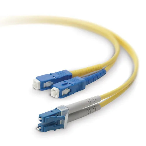 F2F802L7-50M - Belkin DUPLEX FIBER OPTIC CABLE LC/SC;8.3/125; 50 METERS