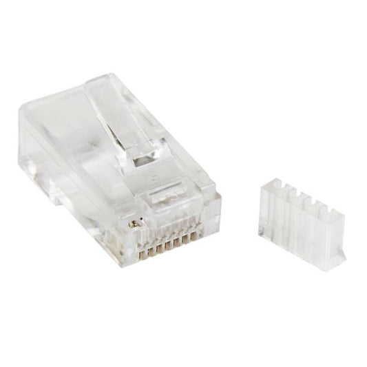 CRJ45C6SOL50 - StarTech.com SOLID WIRE CAT 6 MODULAR PLUG - 50 PACK - THIS CAT 6 RJ45 MODULAR PLUG CAN BE US