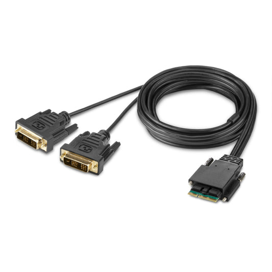 Belkin F1DN2MOD-CC-D03 DVI cable 70.9" (1.8 m) 2 x DVI-D Black