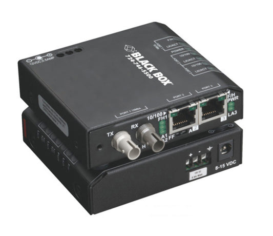 FAST ETHERNET (100-MBPS) HARDENED TEMPERATURE SWITCH - (2) 10/100-MBPS COPPER RJ