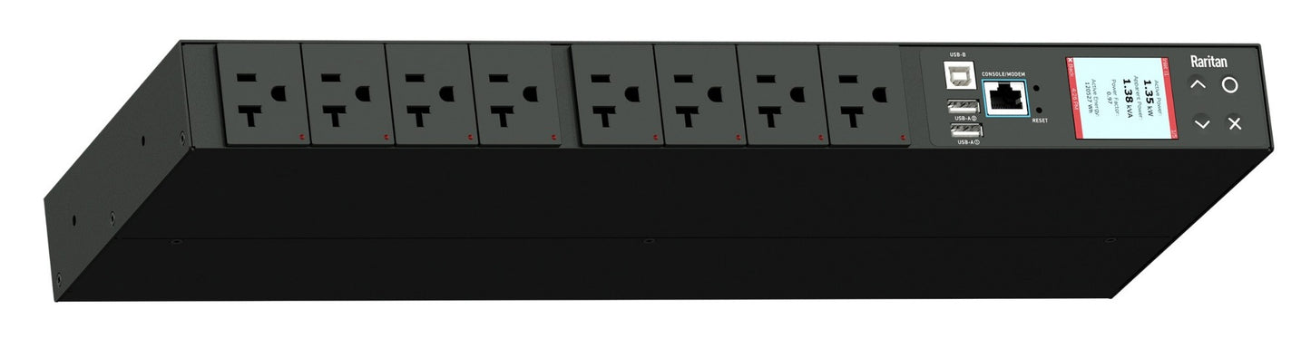 Raritan PX3-5146R power distribution unit (PDU) 8 AC outlet(s) 1U Black