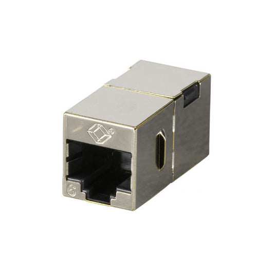 FM608 - Black Box CAT6 SHIELDED STRAIGHT-PIN COUPLER - METAL GSA TAA