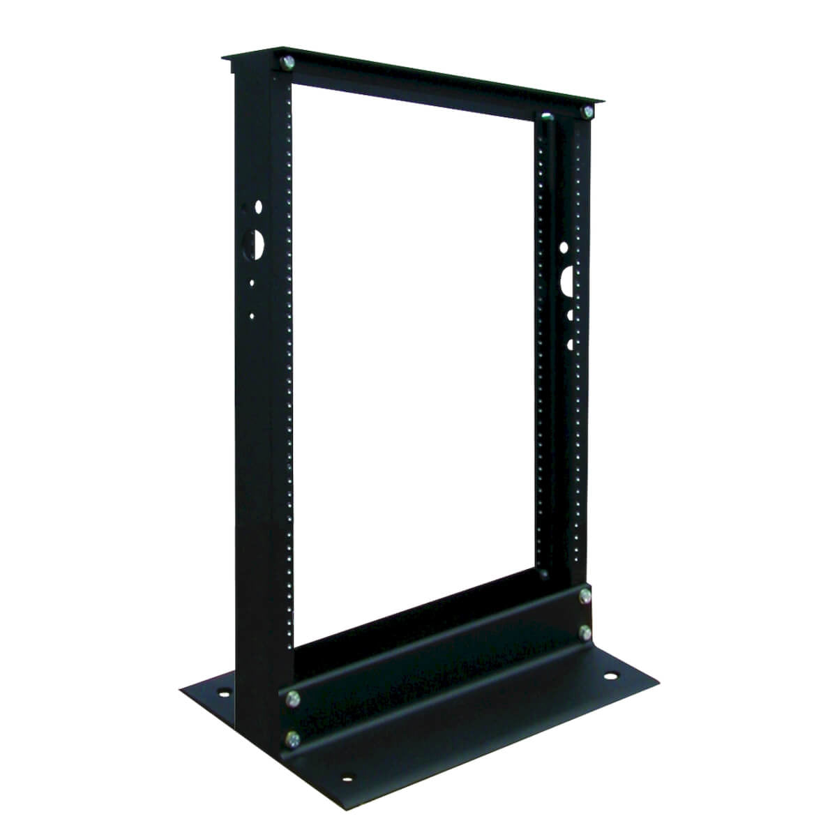 13U 2-POST OPEN FRAME RACK SERVER CABINET THREADED HOLES