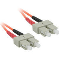 C2G Duplex Fiber Optic Patch, 2 x SC, 2 x SC, 65.62ft, Orange fiber optic cable 787.4" (20 m)