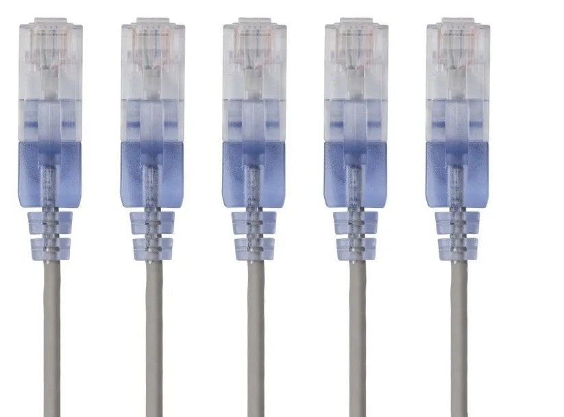 33190 - Monoprice SLIMRUN CAT6A ETHERNET PATCH CABLE - SNAGLESS RJ45_ UTP_ PURE BARE COP