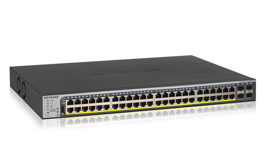 Netgear GS752TPv2 Managed L2/L3/L4 Gigabit Ethernet (10/100/1000) Power over Ethernet (PoE) 1U Black