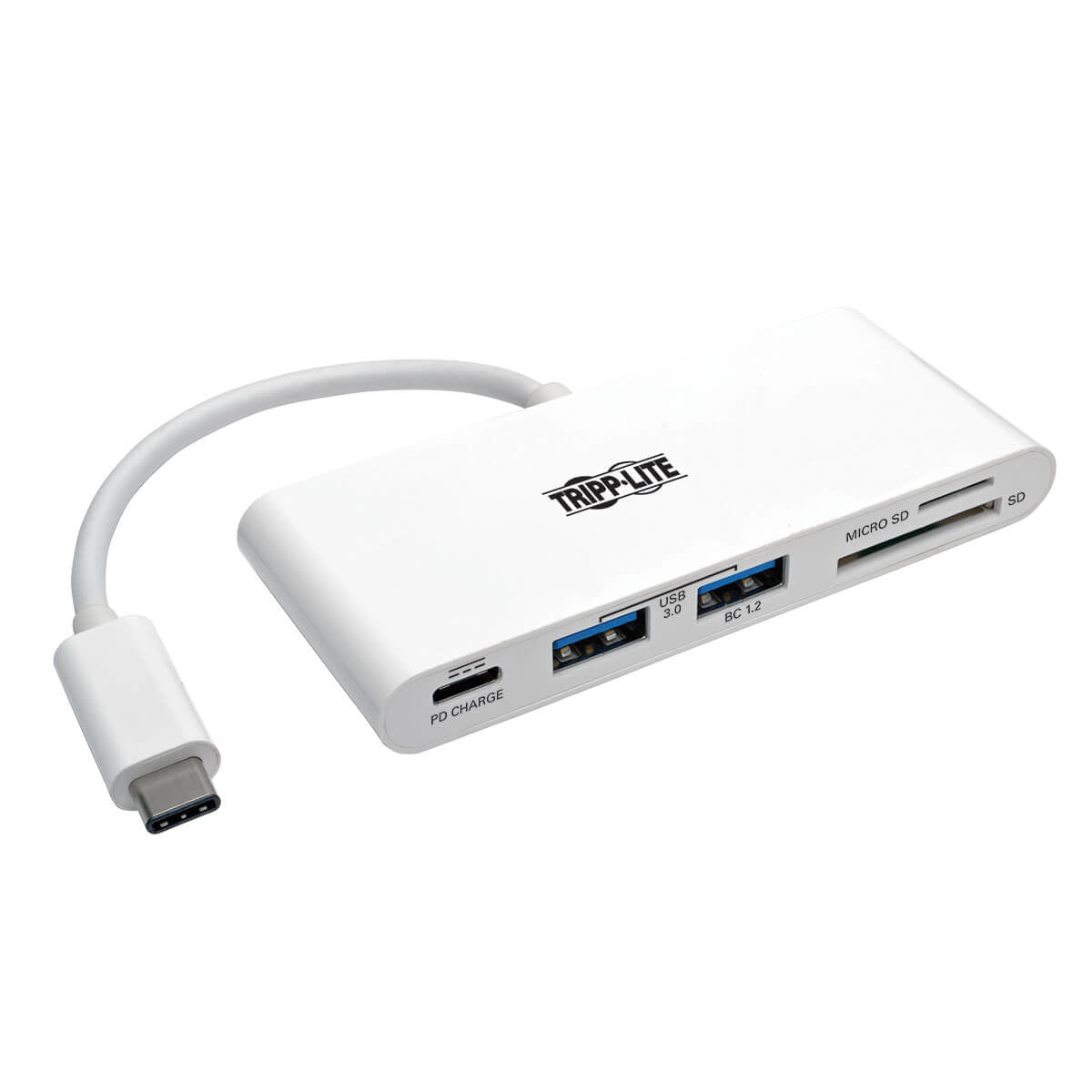 Tripp Lite U460-002-2AM-C interface hub USB 3.2 Gen 1 (3.1 Gen 1) Type-C 5000 Mbit/s White