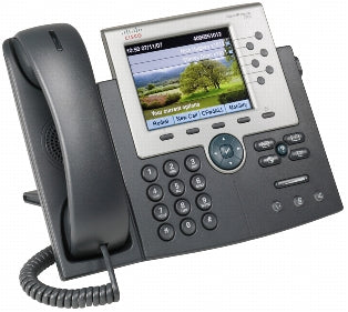 Cisco 7965G, Refurbished IP phone Black, Gray TFT