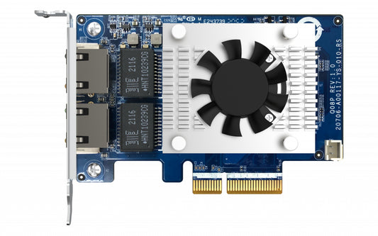 DUAL-PORT 10GBE (BASE-T) NETWORK ADAPTOR, LOW-PROFILE FORM FACTOR, PCIE GEN3 X4A