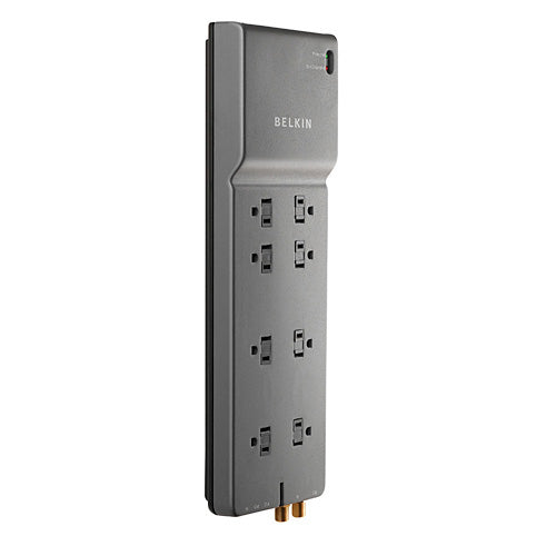 Belkin 8-Outlets Surge Suppressor surge protector 8 AC outlet(s) 125 V 141.7" (3.6 m) Black