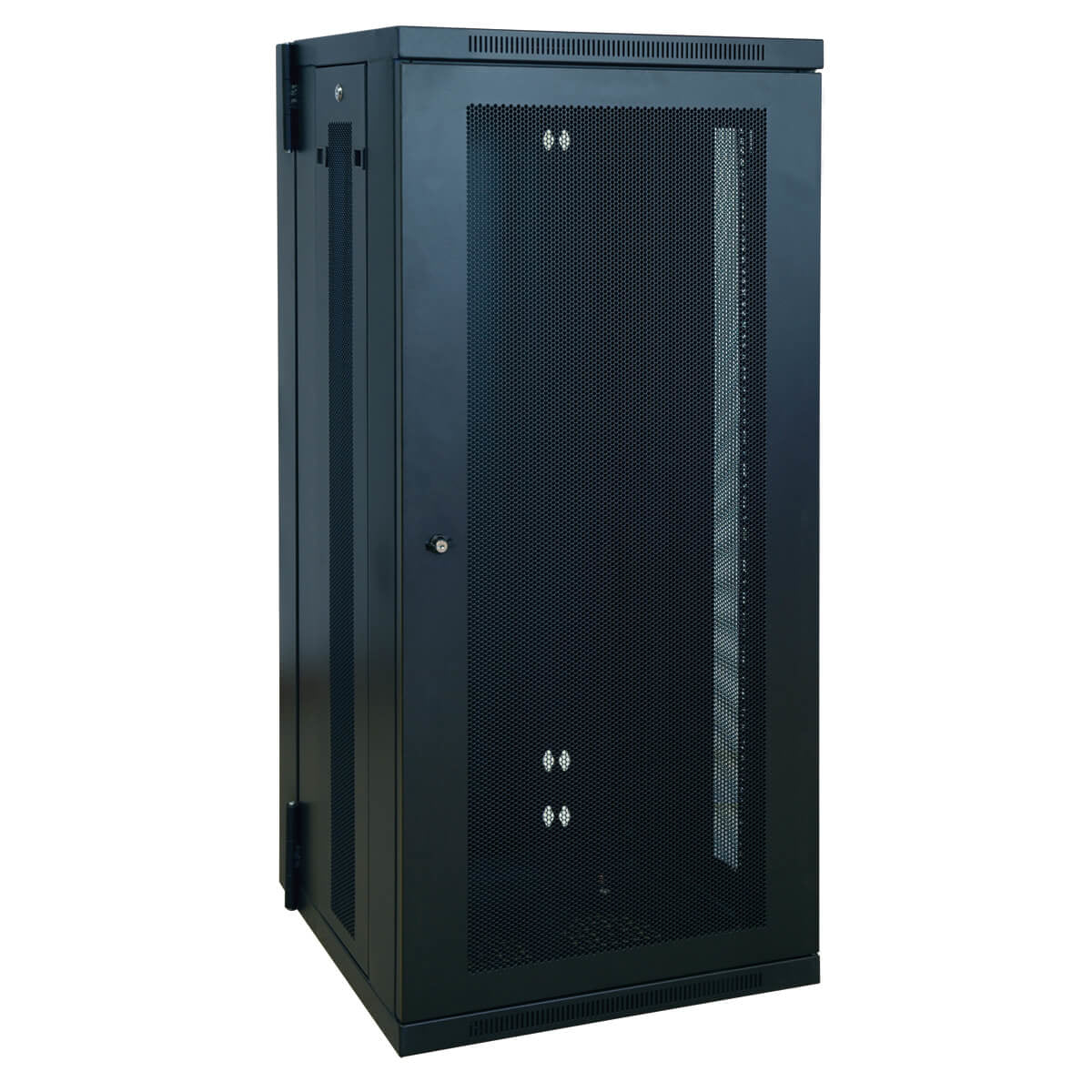 26U WALL MOUNT RACK ENCLOSURE SERVER CABINET HINGED W/ DOOR & SIDES