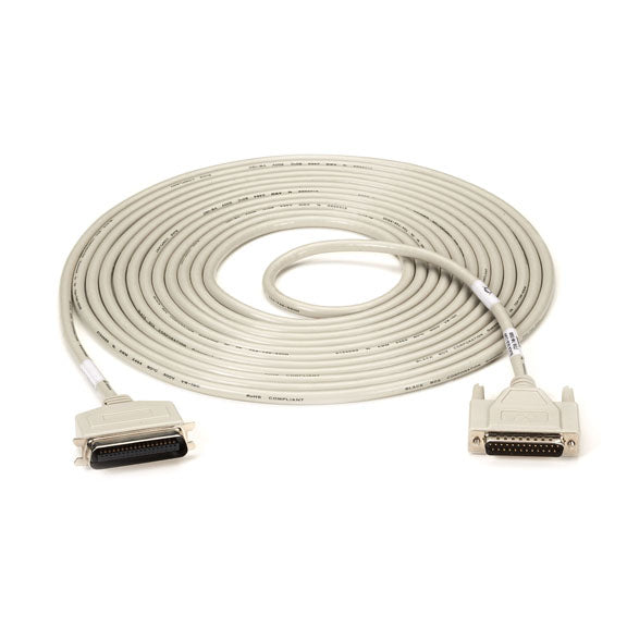 PARALLEL LASER-PRINTER CABLE - CENTRONICS MALE, DB25 MALE, 25-FT. (7.6-M)