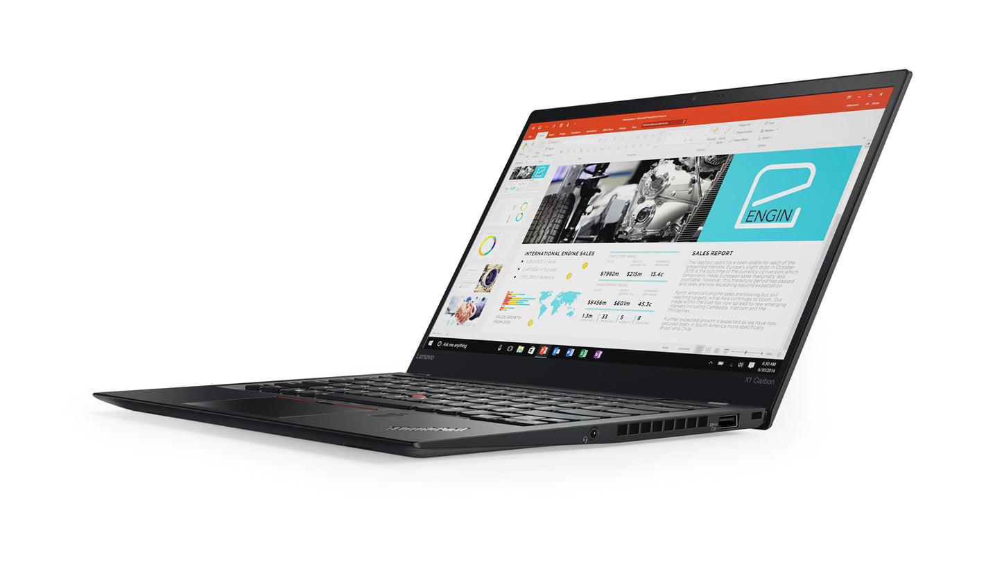 Lenovo ThinkPad X1 Carbon i7-7600U Notebook 14" Full HD IntelÂ® Coreâ„¢ i7 8 GB LPDDR3-SDRAM 512 GB SSD Windows 10 Pro Black