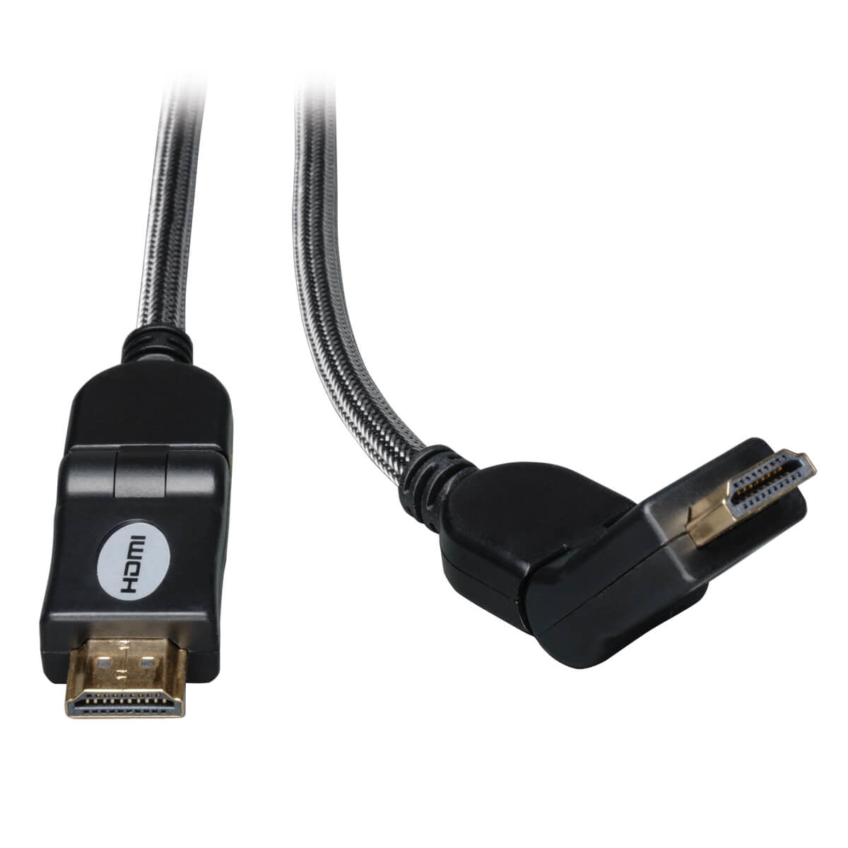 6FT HIGH SPEED HDMI CABLE DIGITAL VIDEO WITH AUDIO SWIVEL CONNECTORS 4K X 2K M/M