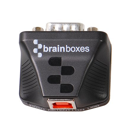 US-320 - Brainboxes RS 422/485 HIGH RETENTION USB CONNECTOR. OPERATING TEMPERATURE RANGE OF -40C TO