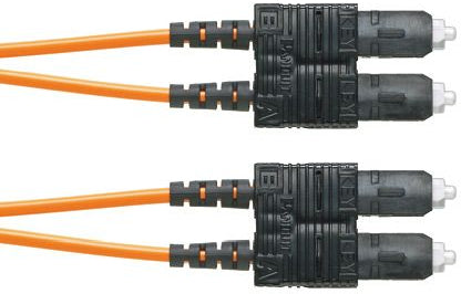 Panduit F623RSNSNSNM007 fiber optic cable 275.6" (7 m) 2x SC OFNR OM1 Orange