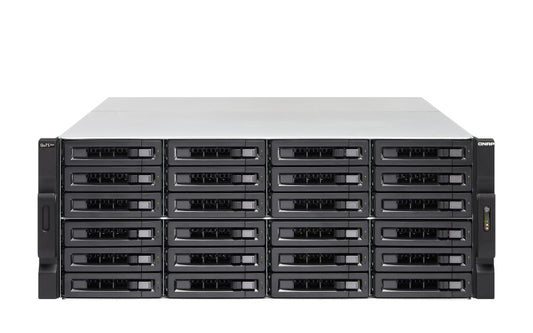 QNAP TS-h2483XU-RP NAS Rack (4U) Ethernet LAN Black E-2236