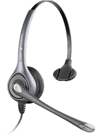 POLY MS250 Headset Wired Head-band Office/Call center Black, Gray