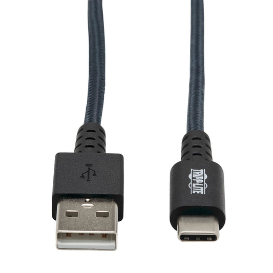 U038-010-GY-MAX - Tripp Lite HEAVY DUTY USB-A TO USB C CHARGING SYNC CABLE ANDROID M/M 10FT