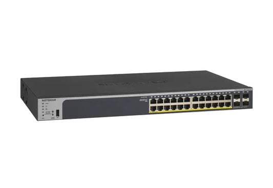 GS728TPP-200NAS - Netgear 24-PORT GIGABIT POE SMART MANAGED PRO SWITCH WITH 4 SFP PORTS