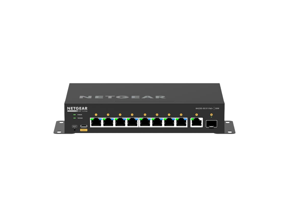 GSM4210PD-100EUS - Netgear PoE+ 8-Port Gigabit PoE+ Managed Switch