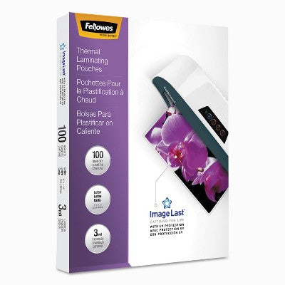 52225 - Fellowes LAMINATING POUCHES LETTER 3MIL 50PK