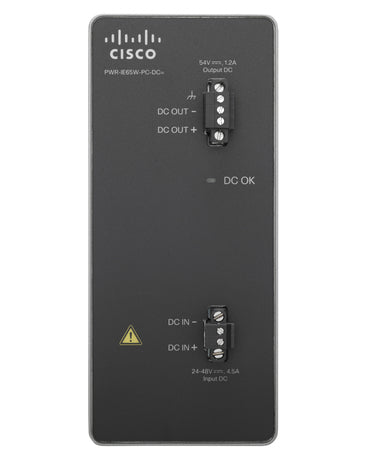 Cisco PWR-IE65W-PC-DC power adapter/inverter Indoor 65 W Black