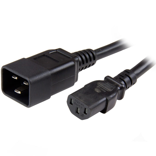 PXTC13C20146 - StarTech.com 6FT (1.8M) HEAVY DUTY EXTENSION CORD W/ IEC 60320 C13 TO C20 CONNECTORS; 125V AT