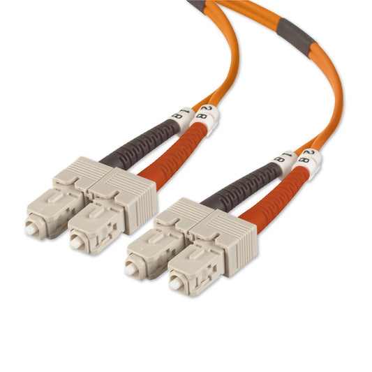 Belkin Fiber Optic Duplex Patch Cable - 10ft - 2 x SC, 2 x SC networking cable Orange 119.7" (3.04 m)