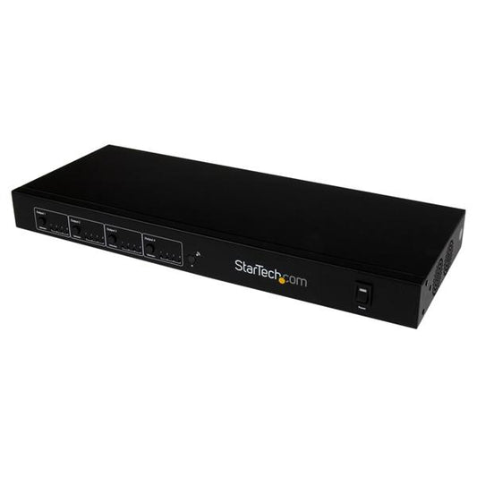 SHARE AND EXTEND FOUR HDMI VIDEO SOURCES UP TO 230FT OVER CAT5, AND SWITCH BETWE