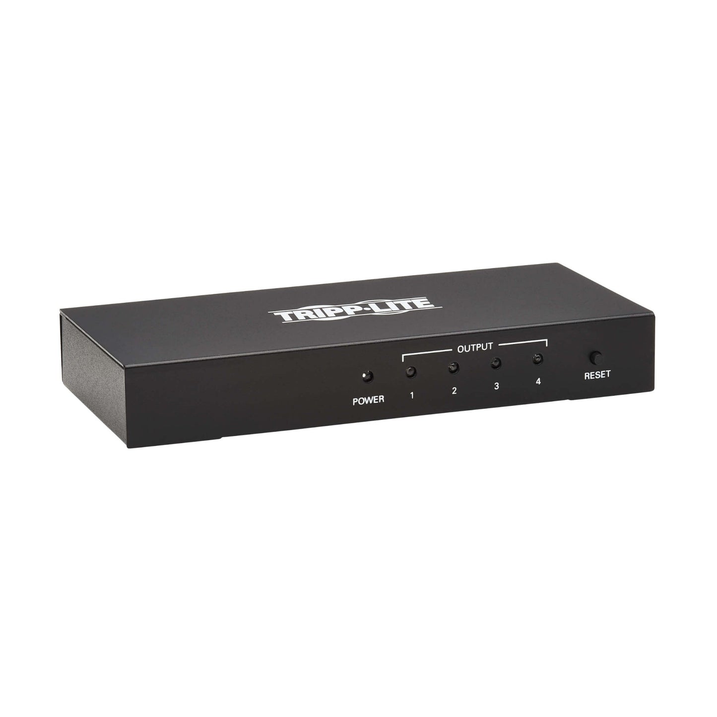 HDMI SPLITTER 4-PORT UHD 4K WITH INTERNATIONAL PLUG ADAPTER