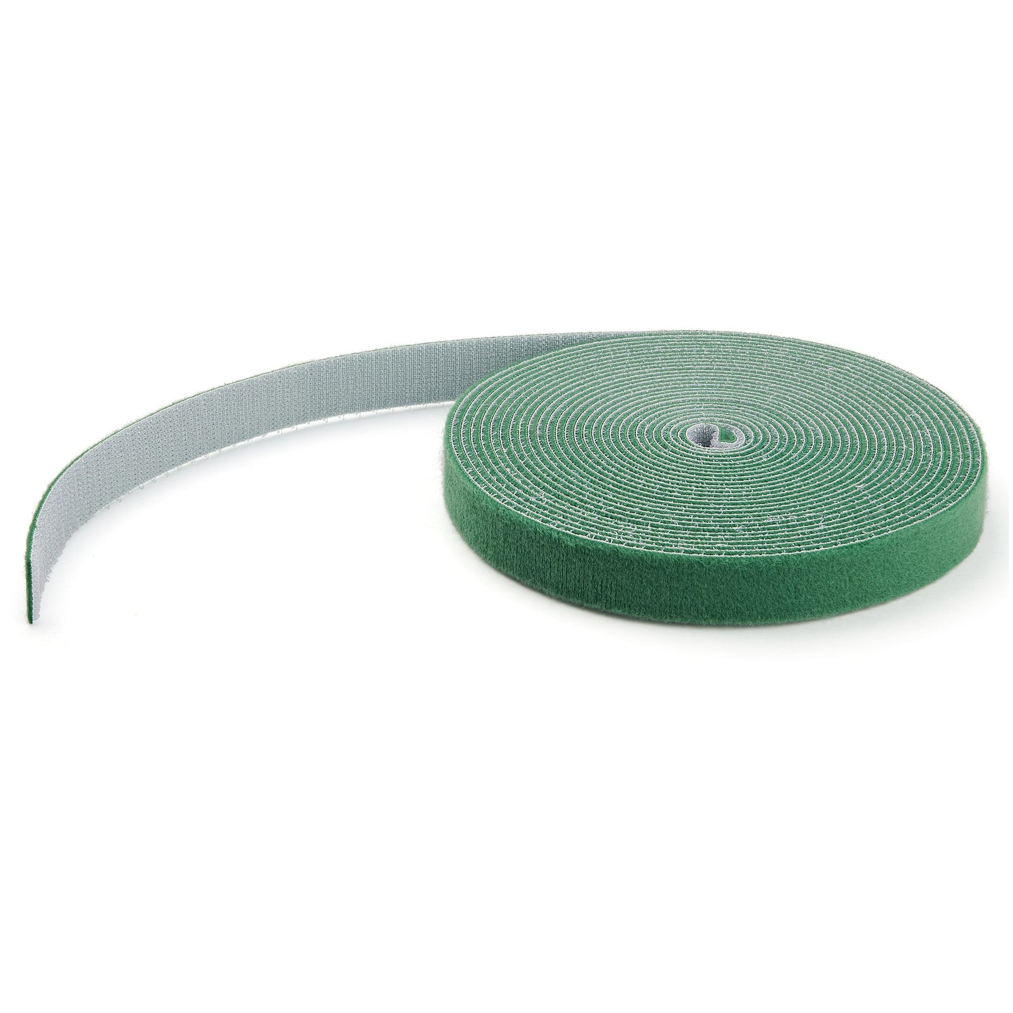 100FT BULK ROLL OF GREEN HOOK AND LOOP TAPE 3/4IN (19MM) WIDE - CUT TO NEEDED LE