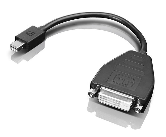 Lenovo 0B47090 video cable adapter 7.87" (0.2 m) Mini-DisplayPort SL-DVI Black